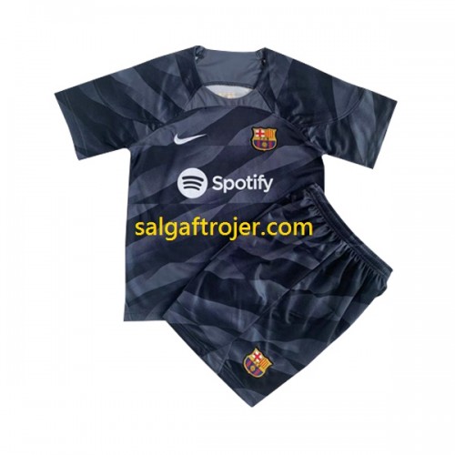 FC Barcelona Fodboldtrøjer Målmand Børn Udebanesæt 2023/24 Kort ærmer FC Barcelona Fodboldtrøjer Målmand Børn Udebanesæt 2023/24 Kort ærmer